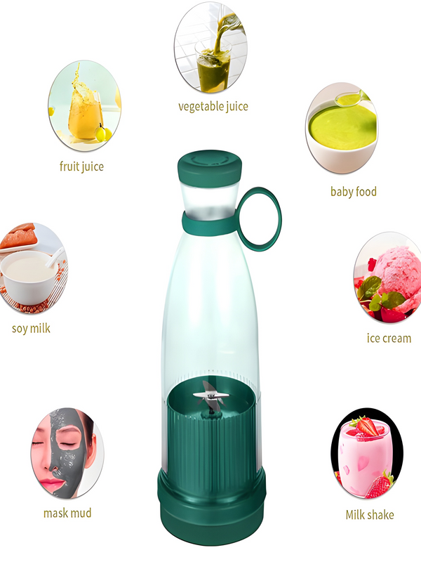 Portable mini 4 Blade Juicer Blender