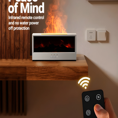 Fireplace Bonfire Aroma Diffuser with Remote Control