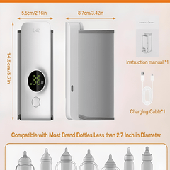 Rechargeable  digital milk warmer