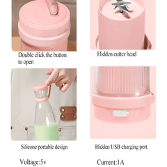 Portable mini 4 Blade Juicer Blender
