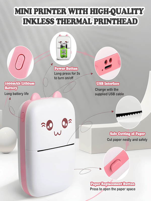 Mini Bluetooth Thermal Printer