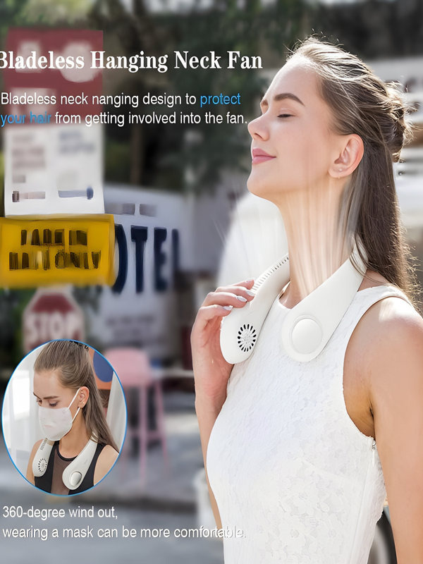 Portable Rechargeable Neck Fan