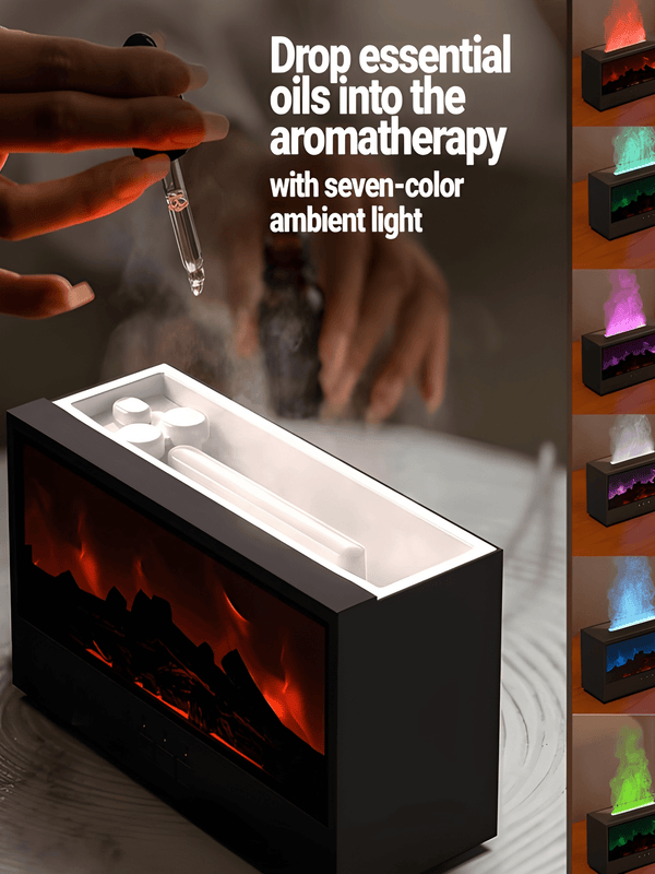 Fireplace Bonfire Aroma Diffuser with Remote Control