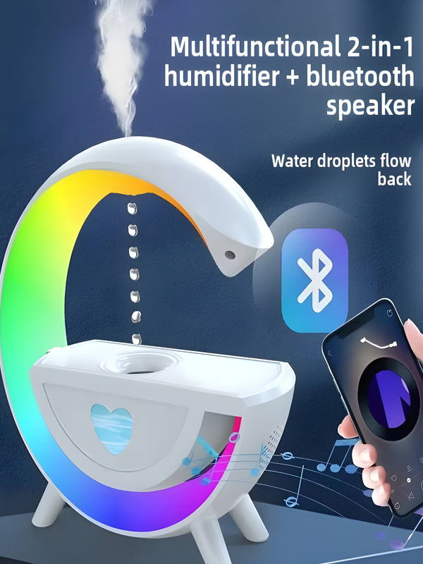 Anti Gravity Humidifier with Bluetooth speaker