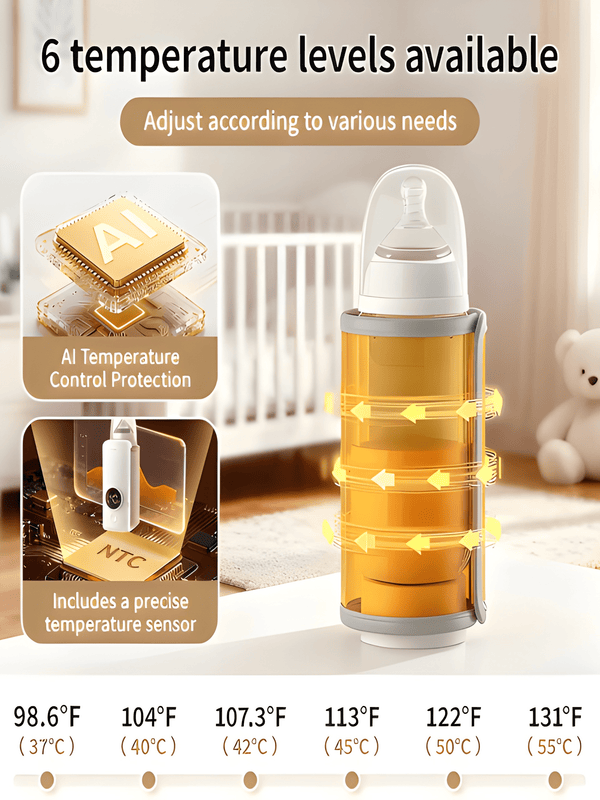Rechargeable  digital milk warmer